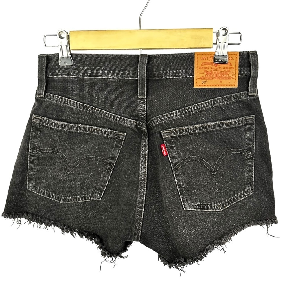 LEVI’S 501 Distressed Big E Shorts - Picture 4 of 14